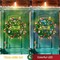 Christmas Wreath with Lights,Lighted Christmas Wreaths for Front Door with 45 Led Battery Operated 8 Modes Remote Control Timer,Indoor Outdoor 18 Inch Artificial Xmas Wreath Decorations